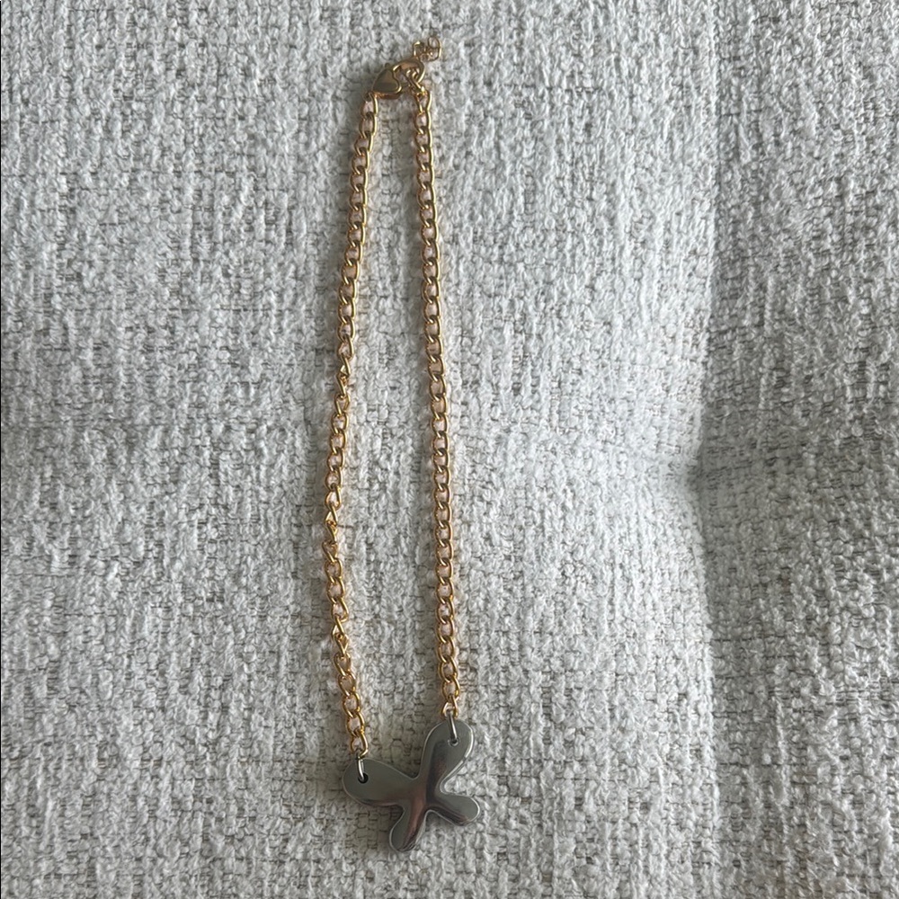 Gold Butterfly Pendant Necklace